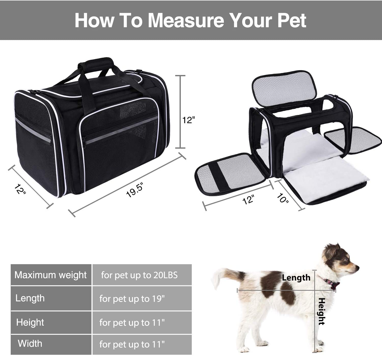 Pet Carrier for Small Dogs