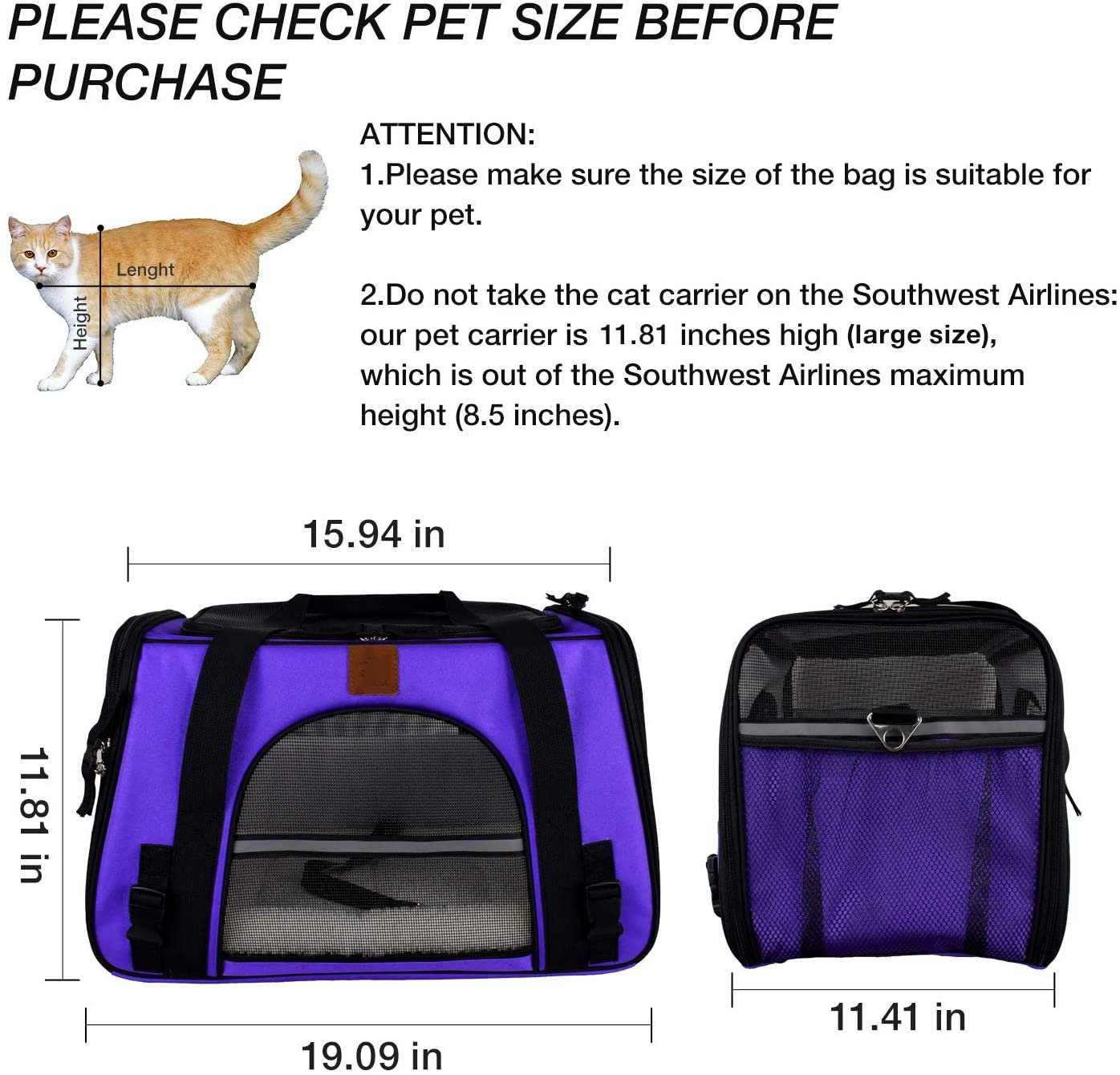 Pet Travel Carrier