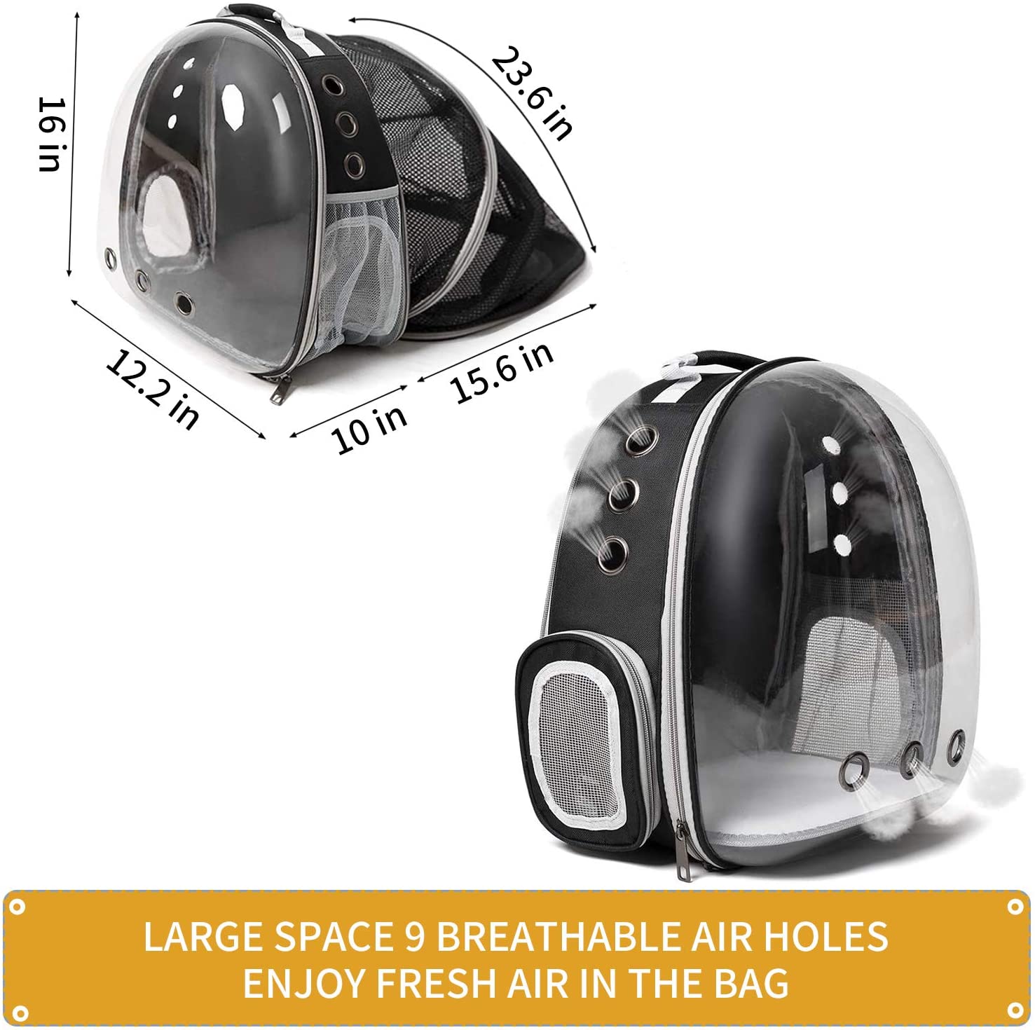 Dual Expandable Pet Carrier