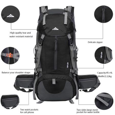 Hiking Climbing Camping Touring Mountaineering Backpack