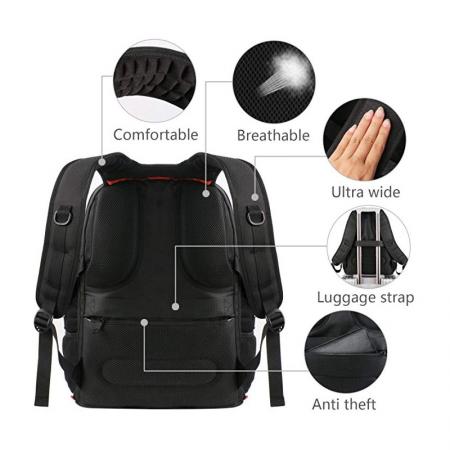 Anti-Theft Water Resistant Business College Bookbag Computer Backpacks