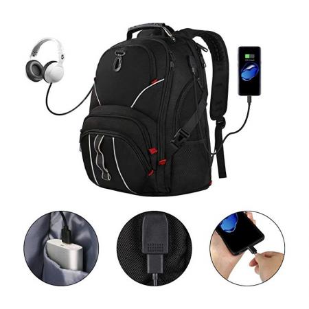 Anti-Theft Water Resistant Business College Bookbag Computer Backpacks