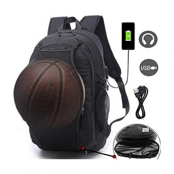 Laptop Backpack Lightweight-Soccer Football Travel Casual Daypack Computer Bag for Women Men College Students