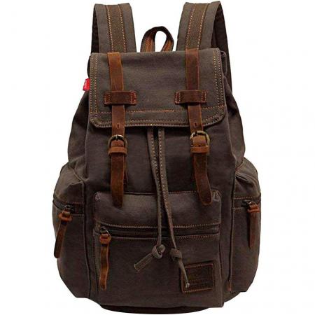 High Capacity Hiking Canvas Vintage Backpack