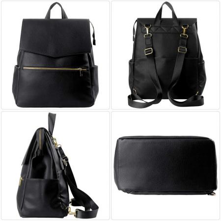 Diaper Luxury Leather Backpack