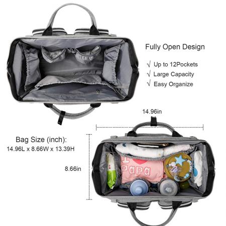 Multiple  Parents Tote Diaper Bag