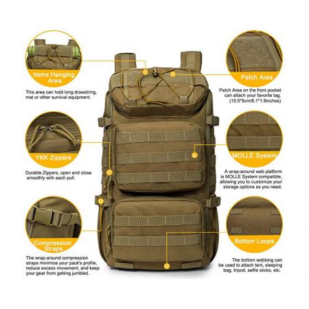 28L Tactical Backpacks for Motorcycle Camping Hiking Military Traveling