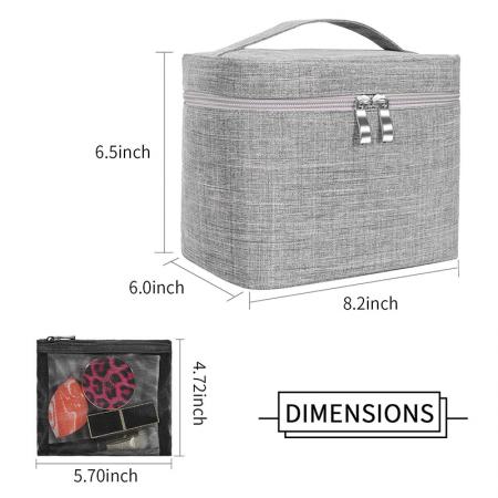 leather cosmetic bags
