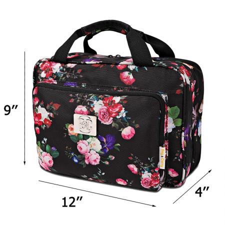 hanging travel makeup bag