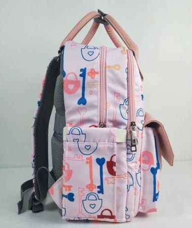 Diaper backapck bag with changing pad