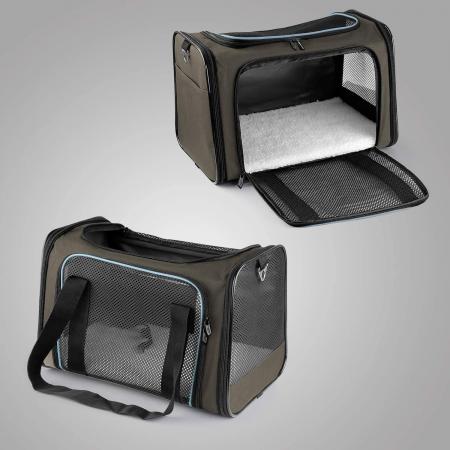 Soft Sided Collapsible Pet Travel Carrier