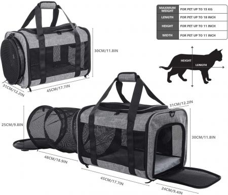 Pet Carrier with Expandable