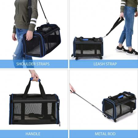 Pet Wheels Rolling Carrier