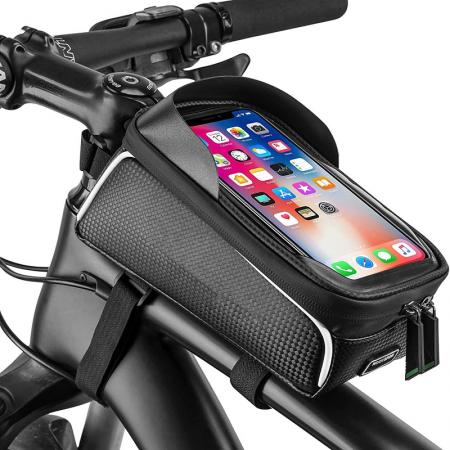 Bike Phone Mount Top Tube Bag